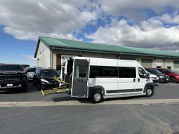 2014 Ram Promaster 3500 159″ WD High Roof   |  Waldoch Custom  Wheelchair Accessible Conversion Rear  Ricon Lift