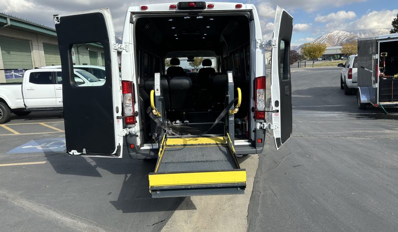 2014 Ram Promaster 3500 159″ WD High Roof   |  Waldoch Custom  Wheelchair Accessible Conversion Rear  Ricon Lift full