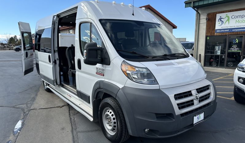 2014 Ram Promaster 3500 159″ WD High Roof   |  Waldoch Custom  Wheelchair Accessible Conversion Rear  Ricon Lift full